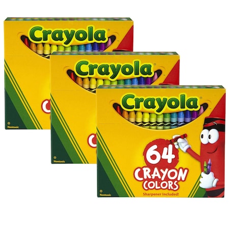 Crayola Crayons, Regular Size, PK192, Color: Assorted BIN64
